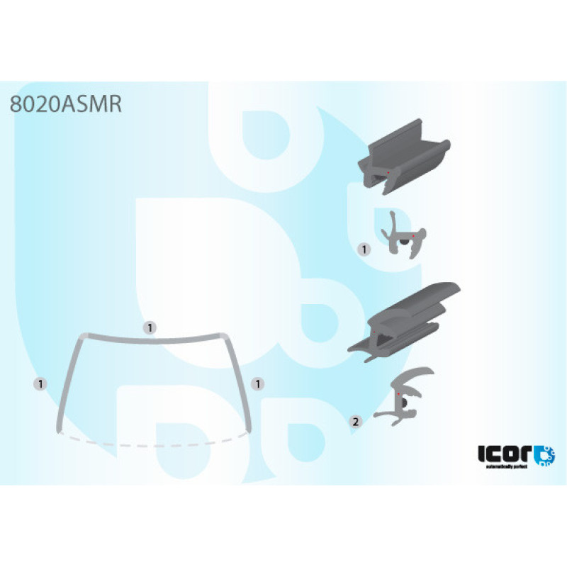 Молдинг лобового скла Suzuki Grand Vitara 1998-2005