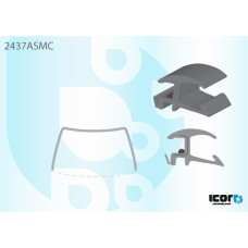 Молдинг лобового скла BMW 3 (E46) купе 1998-2005