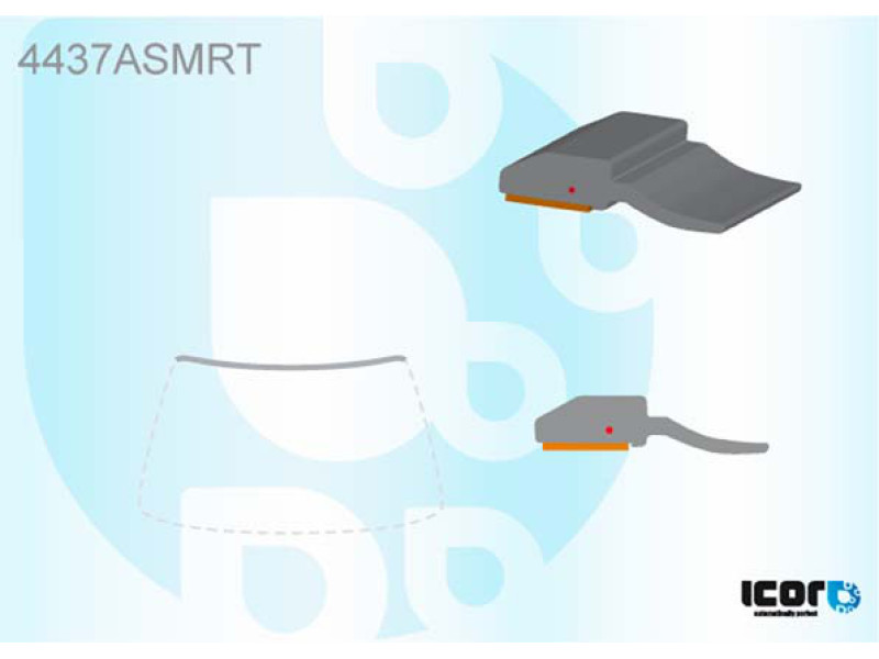 Молдинг лобового скла Kia Sorento 2010-2015