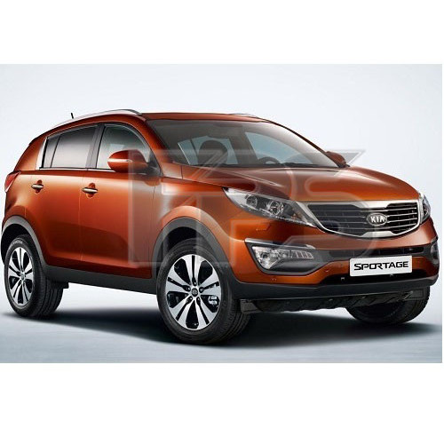 Молдинг лобового скла Kia Sportage SL 2010-2015 (Icor)