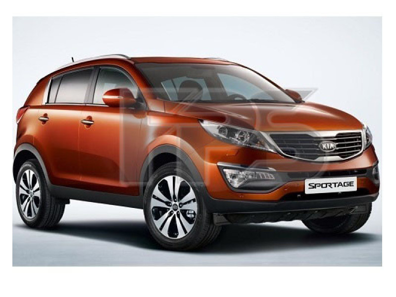Молдинг лобового скла Kia Sportage SL 10-15 (Icor)