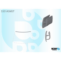 Молдинг лобового скла Mercedes W203 2000-2007 C-Class