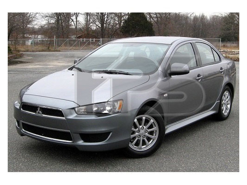 Молдинг лобового скла Mitsubishi Lancer X (Icor)