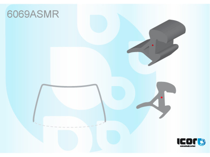 Молдинг лобового скла Nissan Juke 2010-