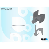 Молдинг лобового скла Peugeot 206 1998-2009 верхній