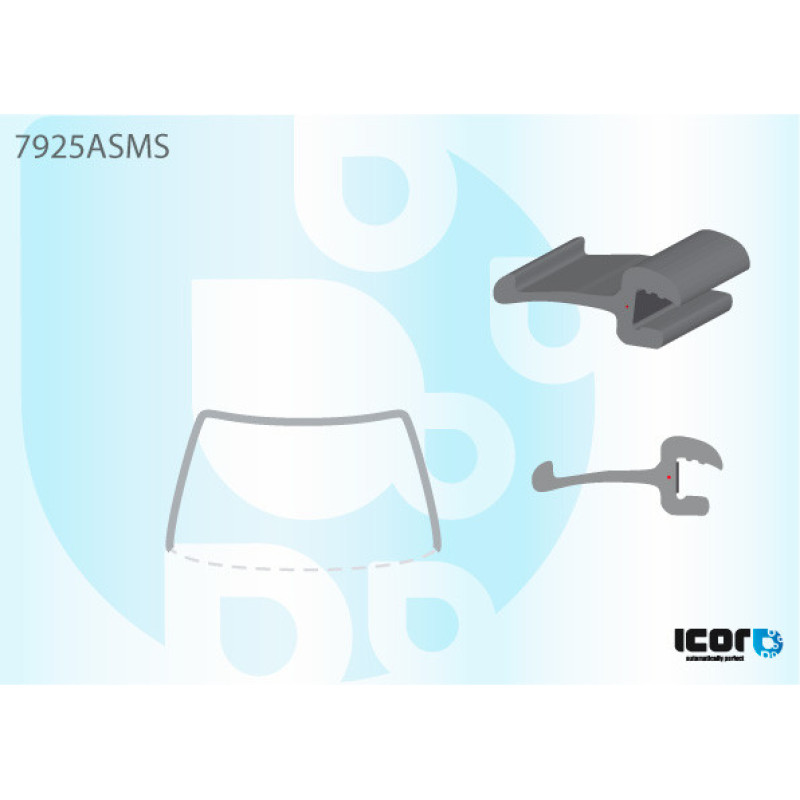 Молдинг лобового скла Subaru Legacy Outback 2000-2004