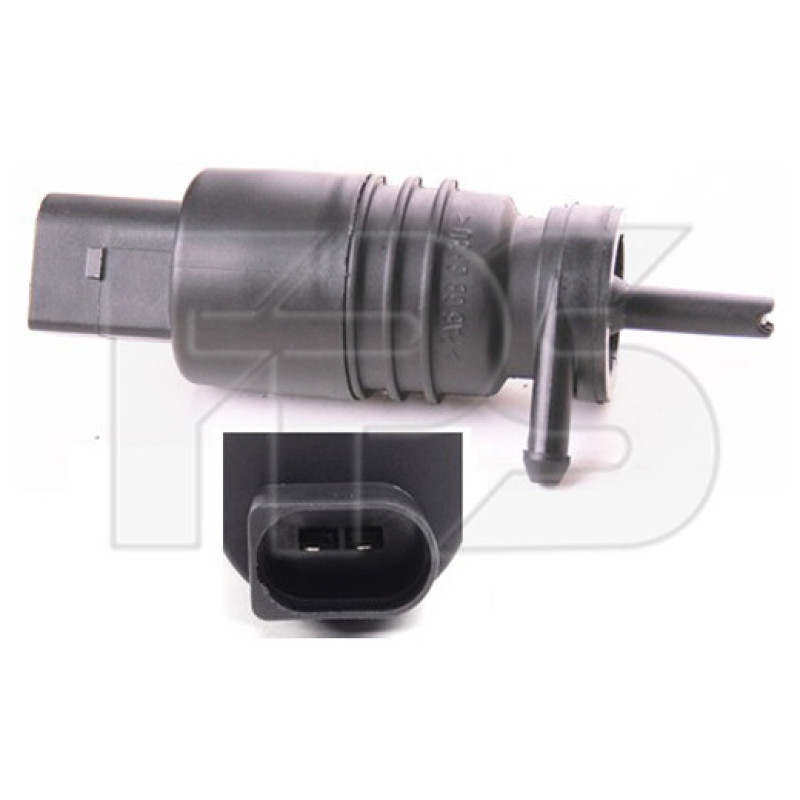Насос склоомивача універсальний Audi, VW, Mercedes, Smart, Honda 1K5955651