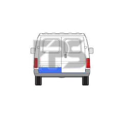 Ремчастина задніх дверей Ford Transit 92-00 мала ліва - 20 см