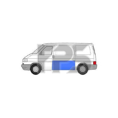 Ремчастина бока середня ліва VW Transporter T4 1990-2003 60 см POTRYKUS  