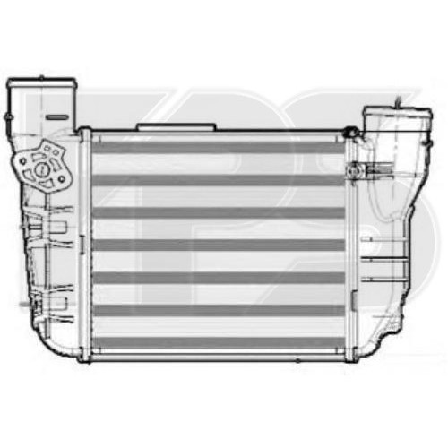 Інтеркулер Audi A4 B6 (01-04) 1.8 T 20v BEX (ліворуч)