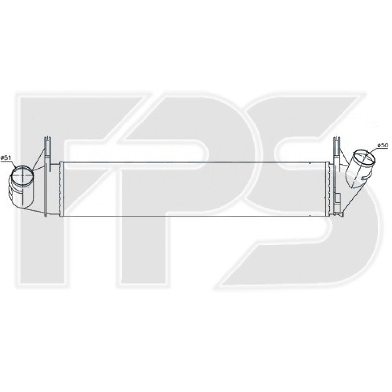 Інтеркулер Dacia Logan, Renault Logan (04-13) 1.5 DCi (NRF)