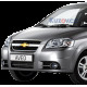 Решітка переднього бампера права Chevrolet Aveo T250 06-12, ZAZ Vida (Тайвань) з отвором 96648782