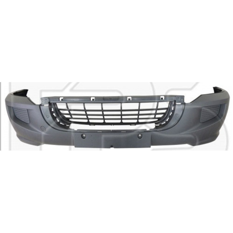 Бампер передній без отвору під ПТФ VW Crafter 2006-2011 Тайвань 2E0807103T