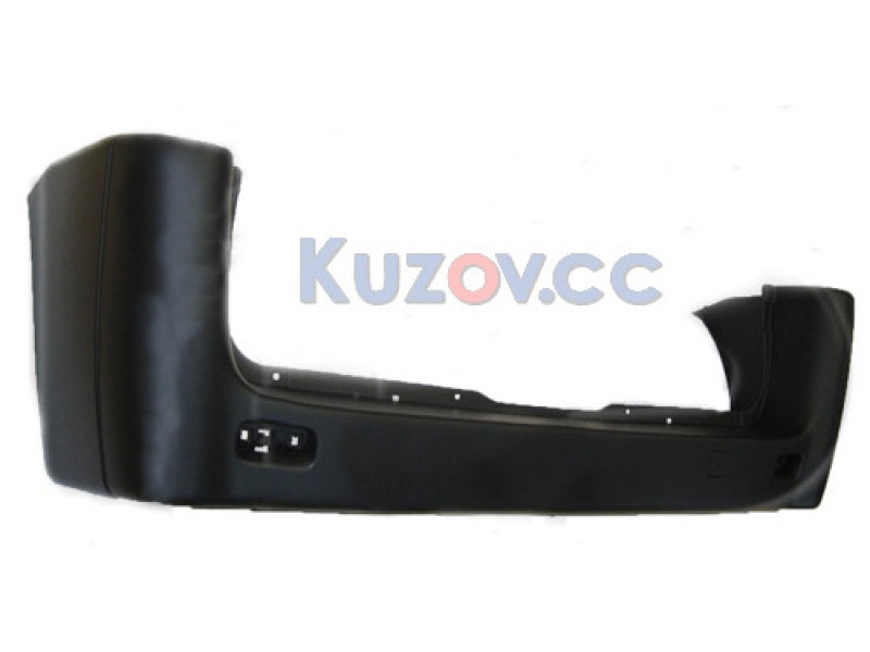 Бампер задній Citroen Jumpy/Peugeot Expert/Fiat Scudo 07-15 коротка база Тайвань 7410AS