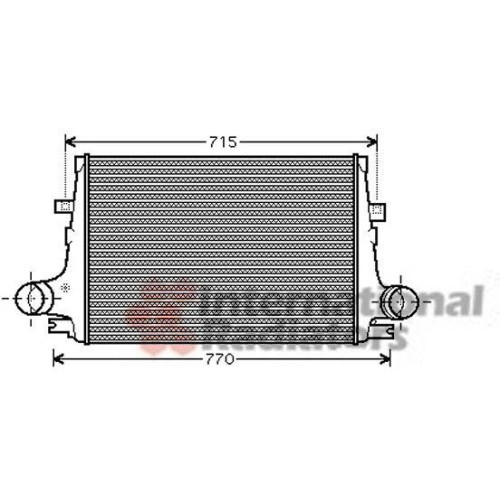 Інтеркулер Alfa Romeo 159 2007-2012 (NRF) 50507299, 60692222