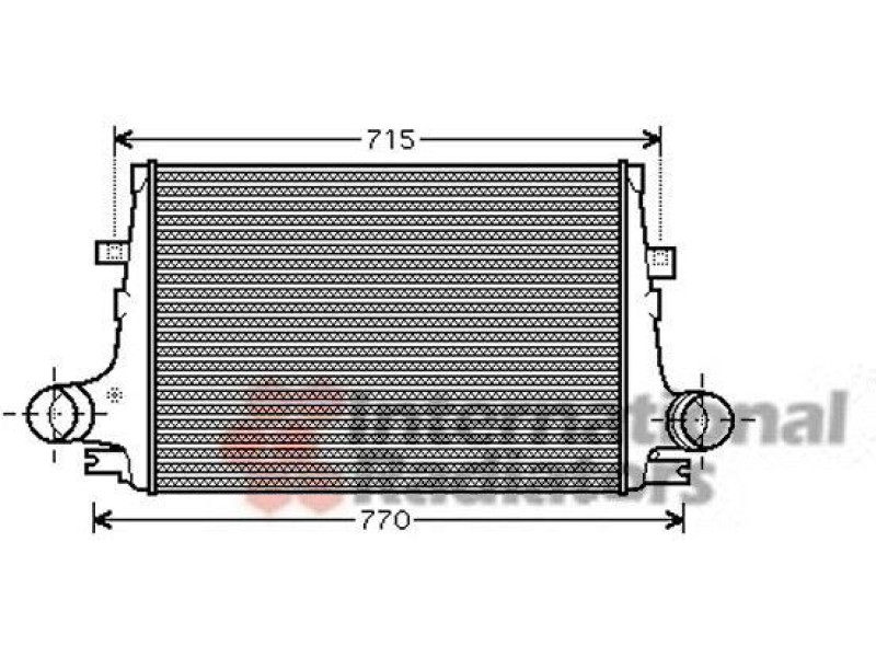 Інтеркулер Alfa Romeo 159 07-12 (NRF) 50507299, 60692222