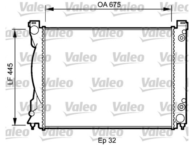 Радіатор охолодження двигуна Audi A6 C6 05-08 (Koyorad) 4F0121251AF