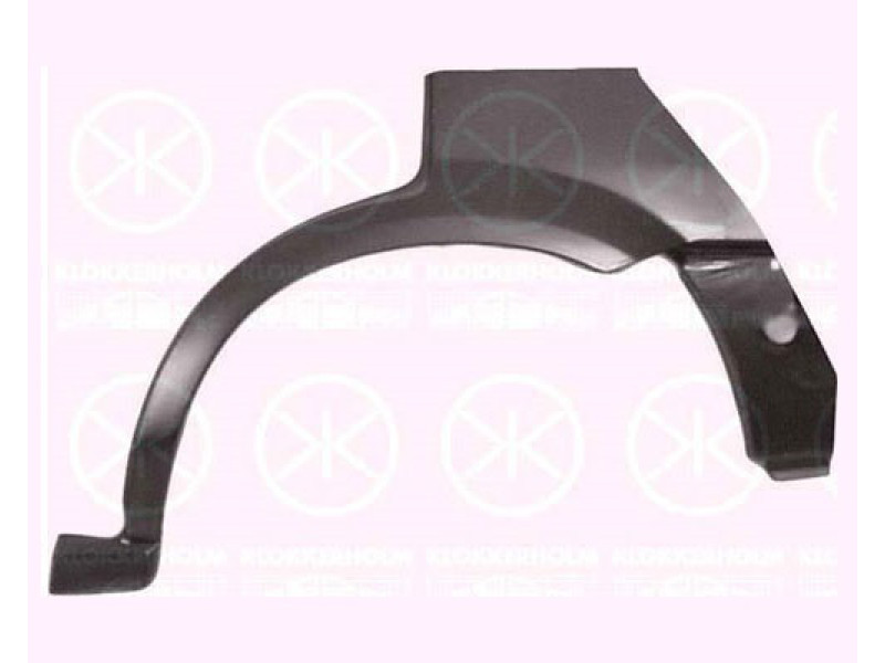 Задня aрка Nissan Sunny N13 (86-90) хетчбек, 4 дв., ремчастина права (Klokkerholm)