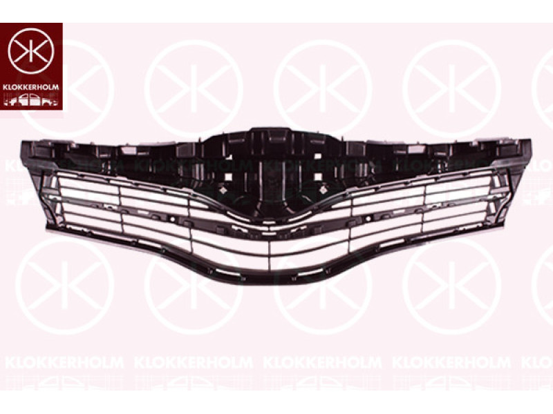 Решітка радіатора Toyota Yaris 11-14, без хром. молдинга (FPS) 531110D370