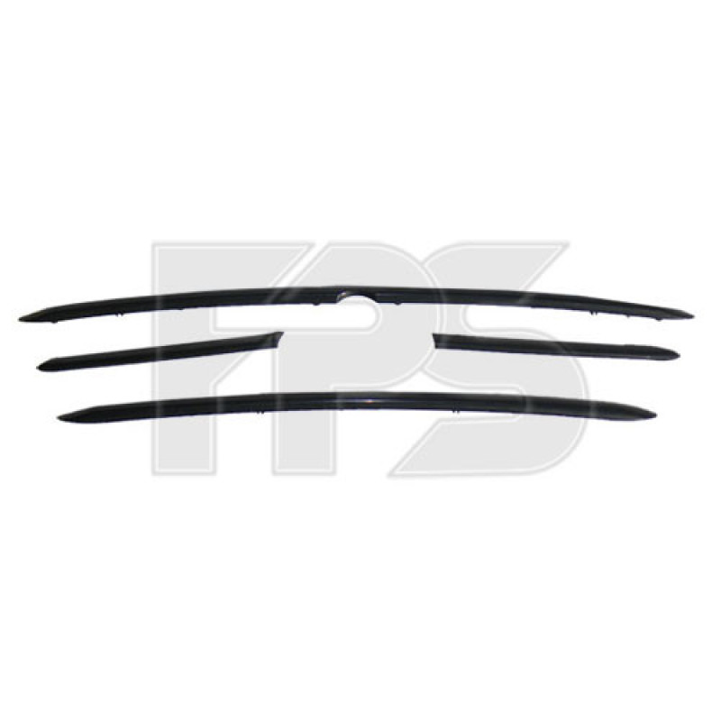 Молдинги решітки радіатора Suzuki Grand Vitara (01-05) чорні, комплект (FPS) 7211165D10