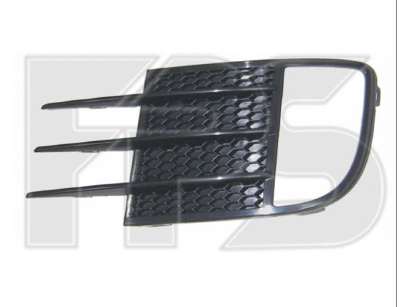 Решітка бампера VW Golf 6 09 - без ПТФ, ліва (GTI) (FPS) 5K0853665