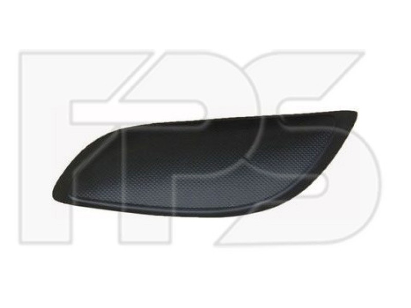 Решітка бампера Toyota Yaris 10-11 без ПТФ, ліва (FPS) 814820D100