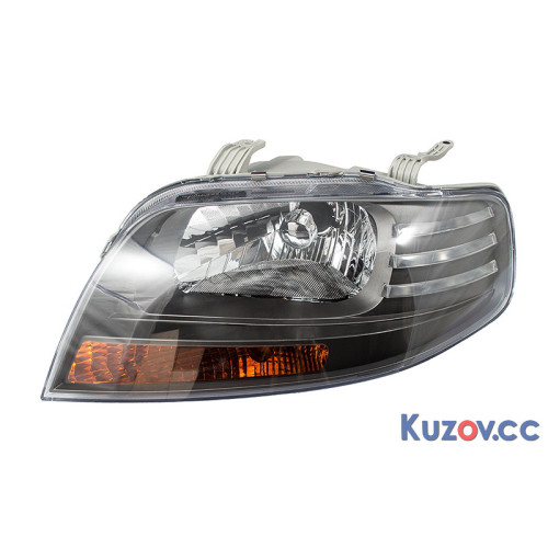 Фара Chevrolet Aveo T200 (11/05-) ліва, механічний темний відбивач FPS 96408150