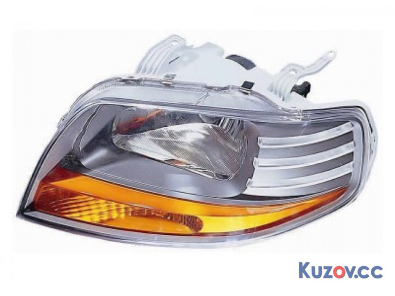 Фара Chevrolet Aveo T200 (11/05-) ліва, ел. кор.світлий відбивач (Depo) 96408154