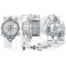 Вентилятор салону Citroen Berlingo, Peugeot Partner - 6441L3 (FPS)