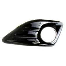 Решітка бампера Ford Fiesta 6 (13-17) ліва, черн. блискуча текстура.  хром. окуляр (FPS) 1777213