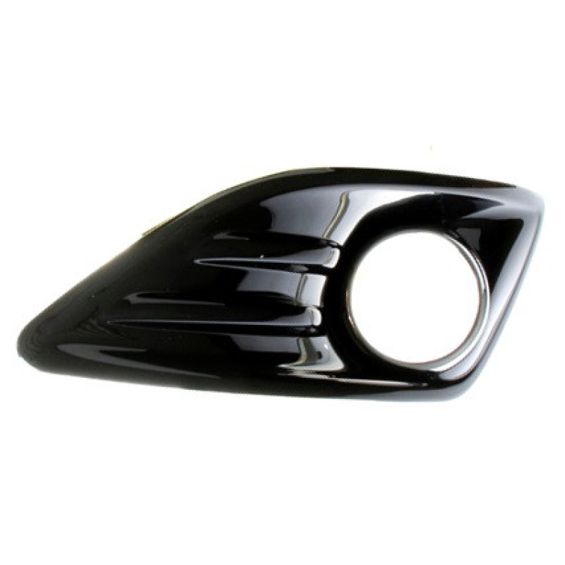 Решітка бампера Ford Fiesta 6 (13-17) ліва, черн. блискуча текстура.  хром. окуляр (FPS) 1777213