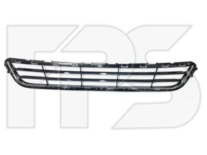 Решітка бампера Ford Mondeo 5 14-17 середня, без молдинга (FPS) DS7Z17K945AB