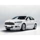Решітка протитуманної фари ліва Ford Mondeo 5 14-17, Fusion 12-17 (TP) хром окуляр, чорний глянець DS7Z17B814AB