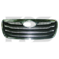 Решітка радіатора Hyundai Santa Fe (09-12) (FPS) з хром. рамкою 863522B700