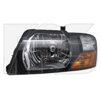 Фара Mitsubishi Pajero Wagon 3 03-07 ліва (FPS) мех./електричних ма., чорний відбивач