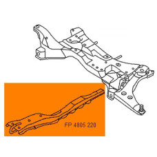 Поздовжня балка (лижа) Mitsubishi Lancer 9 04-08 (FPS) MR455094