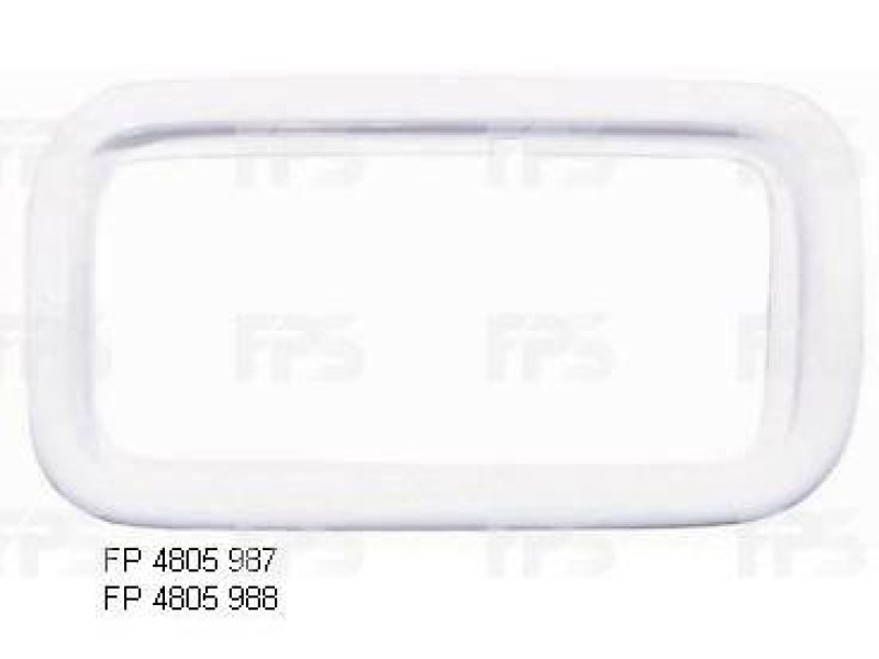 Рамка протитуманної фари задня ліва Mitsubishi Lancer 9 2004-2008 FPS MN175979WA