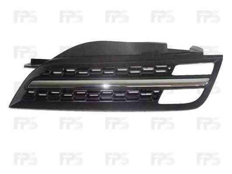 Решітка радіатора права Nissan Micra 05-08 хром/чорний (FPS) 62320BC41A