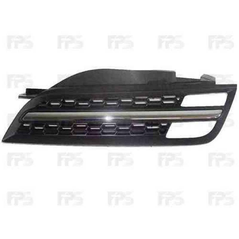 Решітка радіатора права Nissan Micra 05-08 хром/чорний (FPS) 62320BC41A
