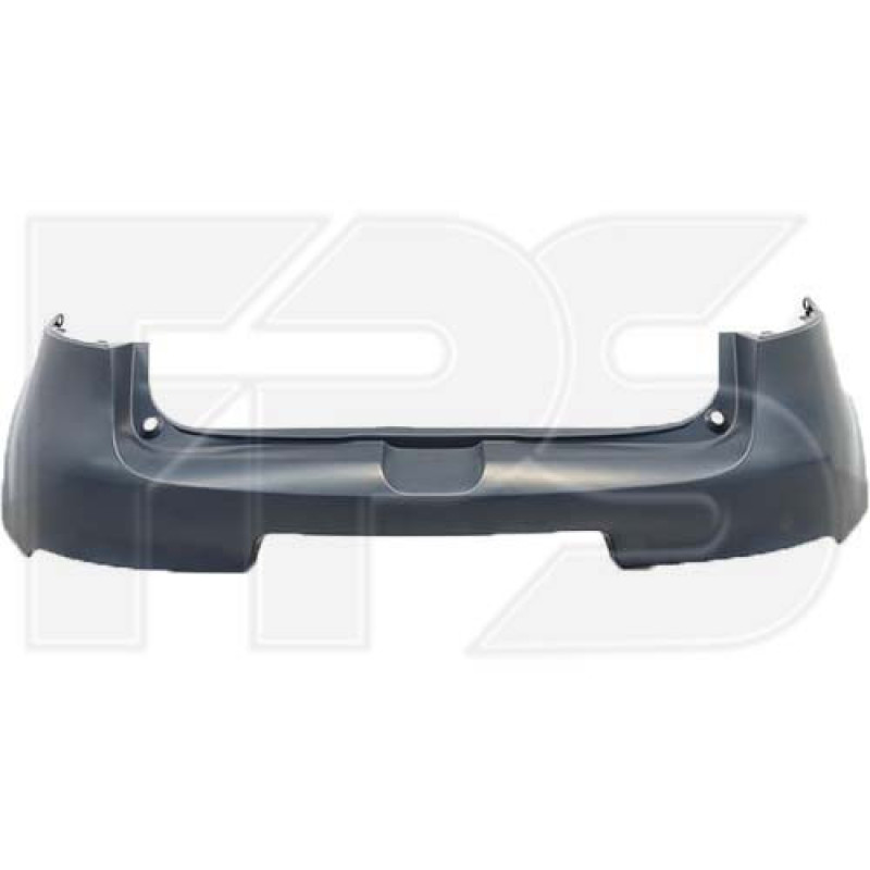 Бампер задній верхня частина Renault Megane 09-14 хетчбек (FPS) чорний під покрас 850220009R