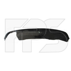 Спойлер заднього бампера Skoda Superb 09-13 (FPS) один вихлоп, без отв. під фаркоп 3T5807521