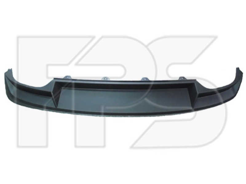 Спойлер заднього бампера Skoda Octavia A7 Liftback 13- (FPS) без вирізу під фаркоп 5E5807521