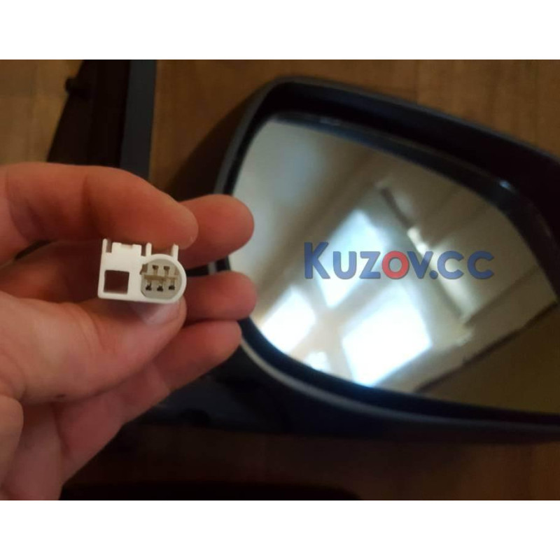 Дзеркало Daihatsu Terios 06-12 ліве, без обігріву, грунт. (FPS)