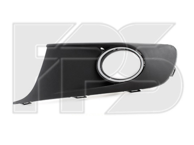 Решітка бампера VW Caddy 11-15 права (FPS) з отв. , хром окуляр 1T0853666P