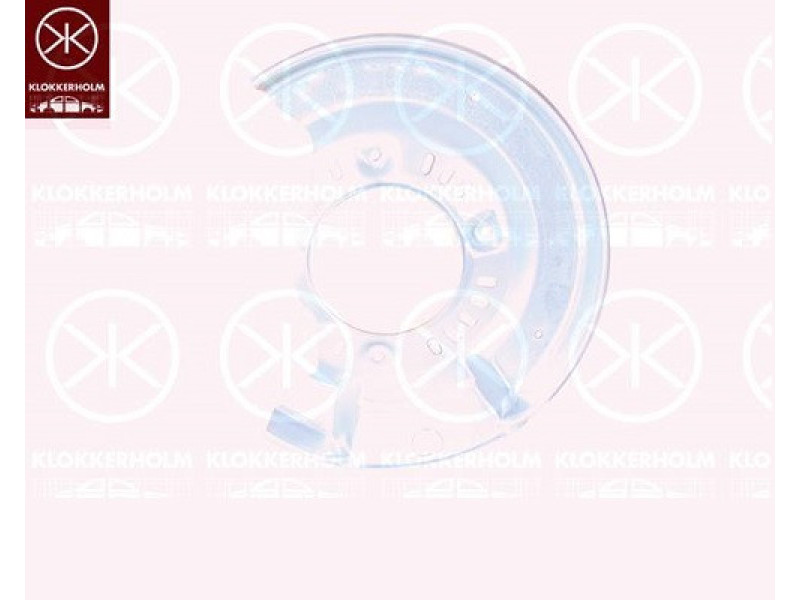 Захист гальмівного диска передній лівий Toyota Yaris 1999-2006 Klokkerholm