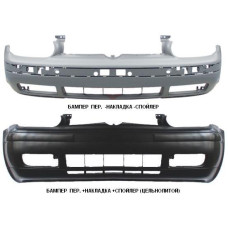 Бампер передній суцільнолитий VW Golf 4 1997-2003 FPS 1J0805903BB41