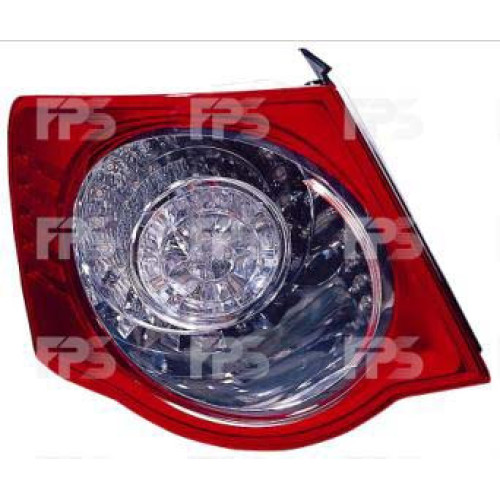 Ліхтар задній VW Jetta lll 2006-2010 лівий FPS зовнішній LED 1K5945095G