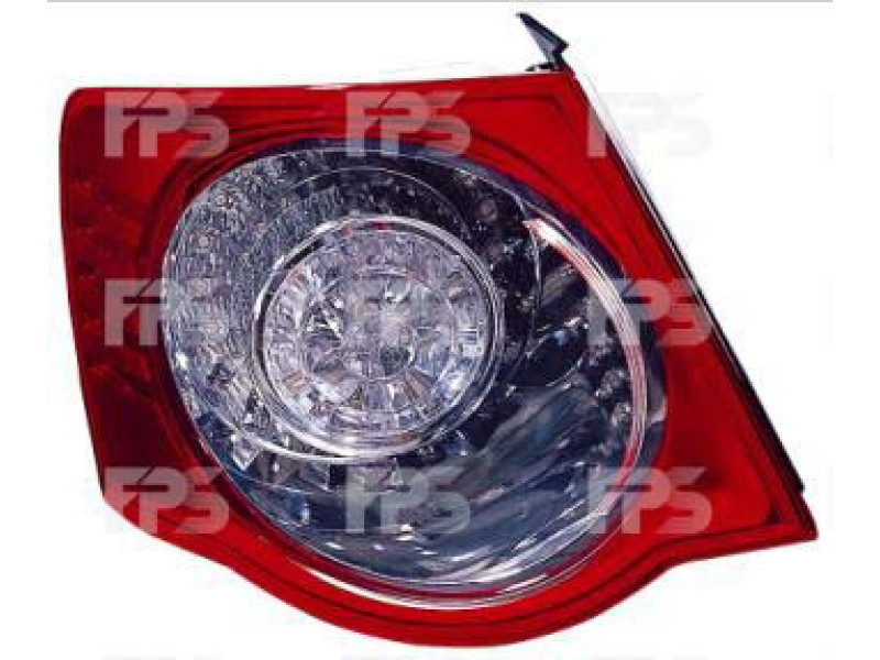 Ліхтар задній VW Jetta lll 06-10 лівий (FPS) зовнішній LED 1K5945095G