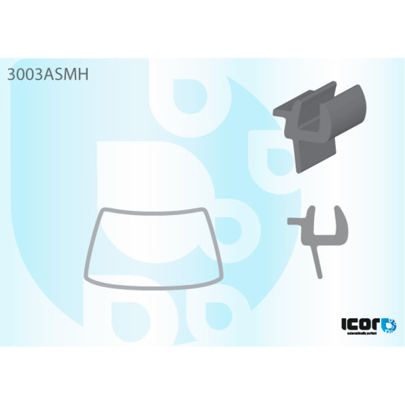 Молдинг лобового скла Daewoo Lanos, Sens 98-18 ICOR