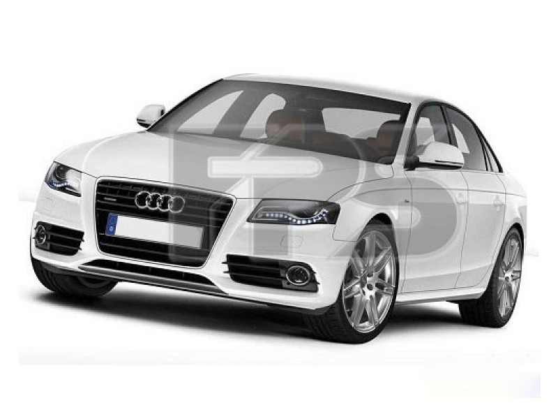 Скло дверне заднє ліве Audi A4 B8 08-16 (XYG) 8K5845205E